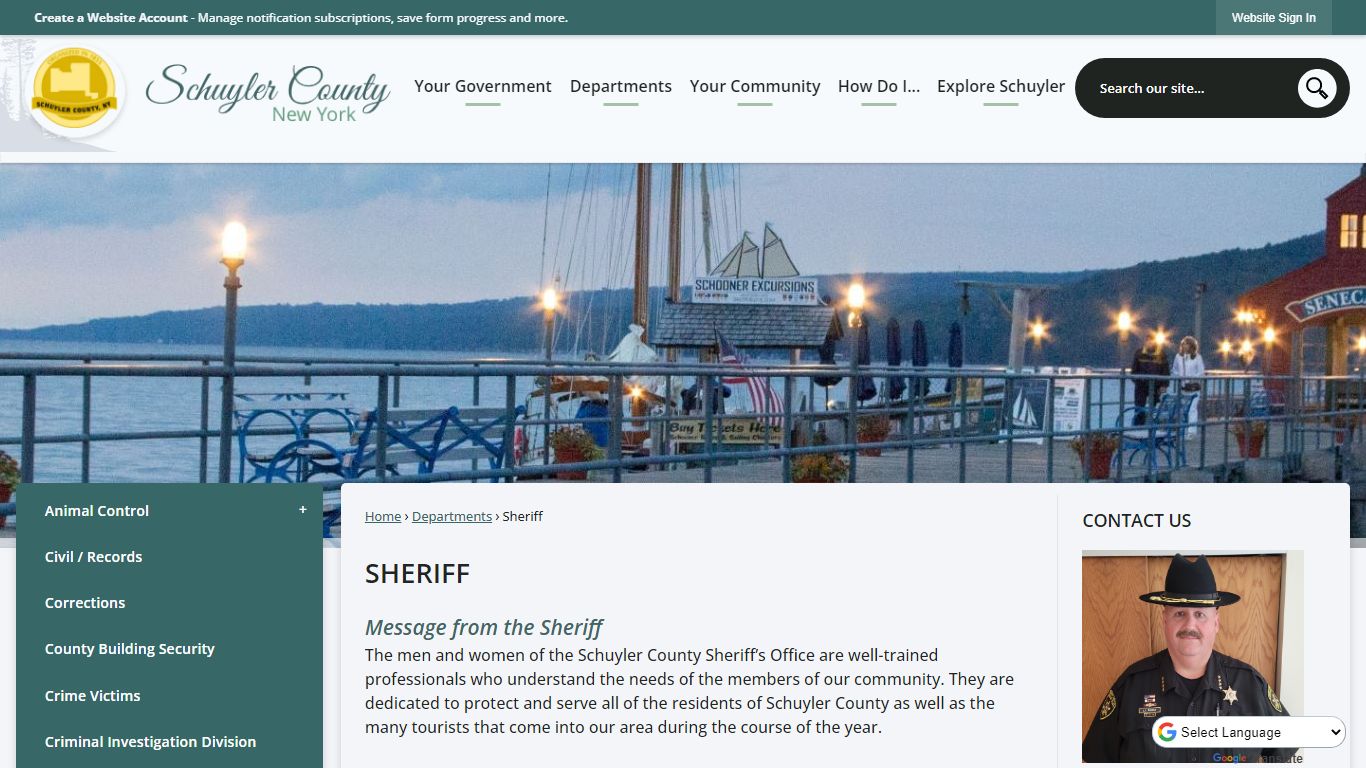 Sheriff | Schuyler County, NY - Official Website